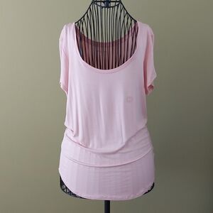 NWOT, Essentials Light Pink Short Sleeve Tee
